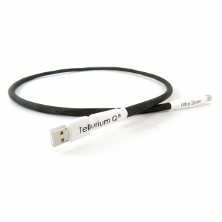 Tellurium Q Ultra Silver USB  1m (Vysokokvalitný USB kábel, 1m)