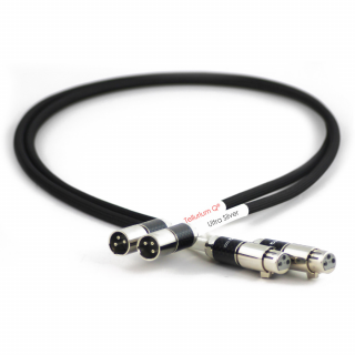 Tellurium Q ULTRA SILVER XLR CABLE 1.5m (Vysokokvalitný XLR kábel, dĺžka 1.5m)