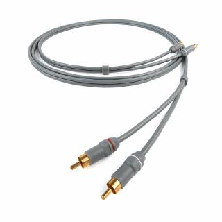 the CHORD company LEYLINE 1m (Analógový stereo RCA kábel, PE dielektrikum/izolácia a tienenie prekrytou fóliou s vysokou hustotou.)