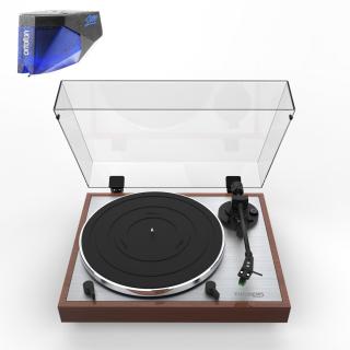 Thorens TD 402 DD + Ortofon 2M BLUE Piano walnut (Gramofónový prístroj s priamym pohonom - Direct Drive)