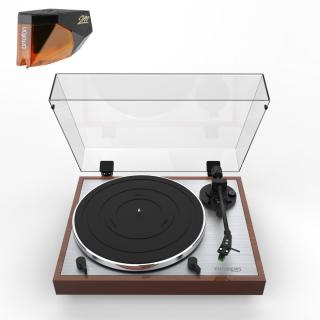 Thorens TD 402 DD + Ortofon 2M BRONZE Piano walnut (Gramofónový prístroj s priamym pohonom - Direct Drive)