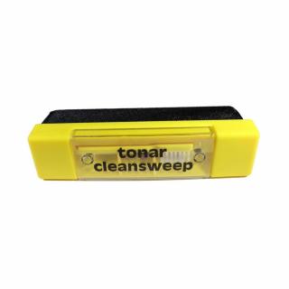 tonar Cleansweep (2v1 - semišová kefa, nylonová kefa na prenosky. Určené pre vaše gramofóny a gramofónové dosky s antistatickou úpravou)