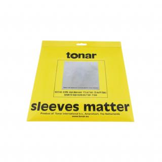tonar Nostatic 7 inch Sleeves Matter (Antistatické vonkajšie obaly na Single 7 inch, veľmi pevné, úplne číre, 125µ PP. 50 ks)