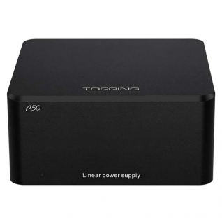 Topping P50  Čierna (​Lineárny LPSU napájací zdroj. 15 V / 1 A /  Alebo USB 5 V 1 A)