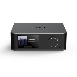WiiM Ultra Šedá (3,5-palcový dotykový displej. Hliníkový kryt.32-bit/384 kHz ES9038 Q2M.PHONO input, HDMI eARC, USB input, Tidal Connect, ROON)