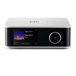 WiiM Ultra Strieborná (3,5-palcový dotykový displej. Hliníkový kryt.32-bit/384 kHz ES9038 Q2M.PHONO input, HDMI eARC, USB input, Tidal Connect, ROON)