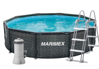 Marimex Florida 3,66 x 1,22 m RATAN 10340236 +schody+kartušová filtrácia (Slovenský kamenný bazenový obchod )
