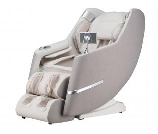 Masážne kreslo Damico Sento Beige (Dostupné cca 25.05.2025! Najlepšie parametre a masáž v tejto cenovej kategórii, 12 auto programov, 6 masážnych techník, dotykové ovládanie, regulácia intenzity hlavíc a tlaku vankúšov, reflexná masáž, Zero-G, bluetooth r