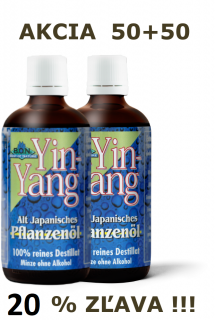 2 x Yin-Yang starojap. rastlinný olej  50ml s 20% zľavou (AKCIA:2x Yin-Yang 50ml )