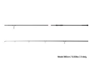 Delphin BOMBER 380cm/5lbs/2 diely (	Delphin BOMBER 380cm/5lbs/2 diely)