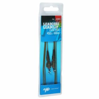 Giants fishing Montáž s olověnou šňůrkou Leadcore 45Lb Leadclip (2ks)  (Giants fishing Montáž s olověnou šňůrkou Leadcore 45Lb Leadclip (2ks) )