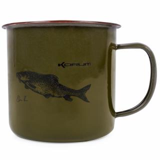 Korum Hrnček Classic Enamel Mug Barbel Parma 330 ml (Korum Hrnček Classic Enamel Mug Barbel Parma 330 ml)