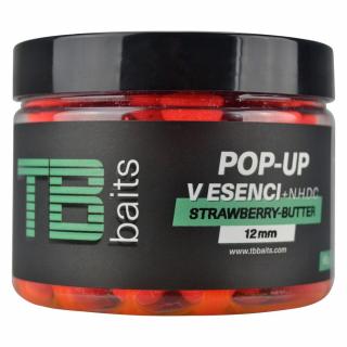 TB Baits Plávajúce Boilie Pop-Up Strawberry Butter + NHDC 65 g (TB Baits Plávajúce Boilie Pop-Up Strawberry Butter + NHDC 65 g)