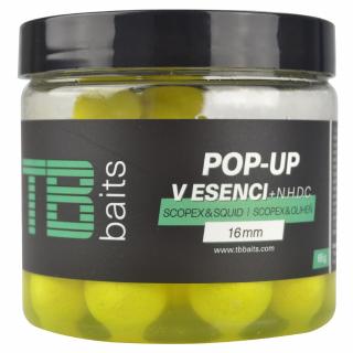 TB Baits Plávajúce Boilie Pop-Up Yellow Scopex Squid + NHDC 65 g 16 mm (TB Baits Plávajúce Boilie Pop-Up Yellow Scopex Squid + NHDC 65 g 16 mm)