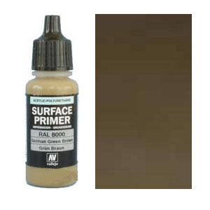 Acrylic Polyurethan Primer 17 ml German Green Brown