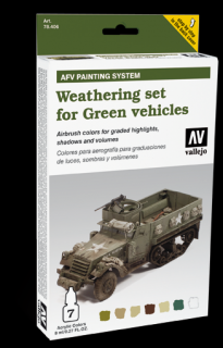 AFV Weathering set for Green vehicles (AFV Weathering System)