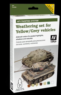 AFV Weathering set for Yellow - Grey vehicles (AFV Weathering System)
