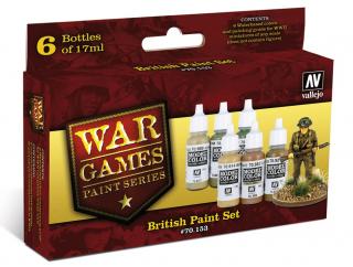 British War Games Paint Set (War Games Paint Series)