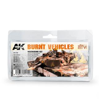 Burnt Vehicles Set AK4120