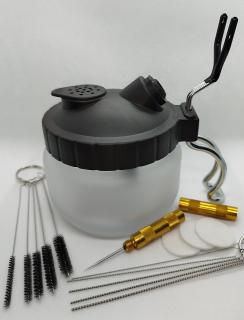 Čistiaca nádoba na Airbrush s príslušenstvom