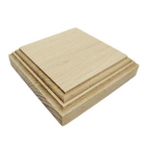 Drevený podstavec buk  11,5 x 11,5 cm