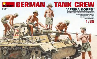German Tank Crew  Afrika Korps  (Nemecká obsluha tanku)