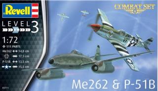 Me262 &amp; P-51B revell 03711
