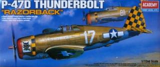 P-47D THUNDERBOLT ″Razor-Back″ academy 12492