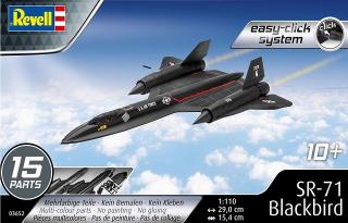 SR-71 Blackbird easy click revell 03652