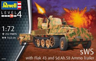 sWS mit Flak-Aufbau als Sfl. mit 3,7cm Flak 43 revell 03293
