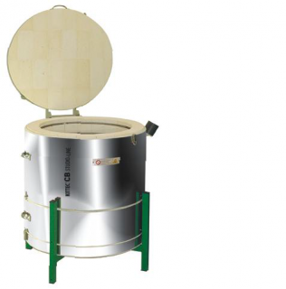 Keramická pec KITTEC CB 190 SX- Studio line (Vrátane regulatora TC 44, max.teplota 1320°C, príkon 13 kW, napätie 400 3N~, objem 190 l, záruka 3 roky)