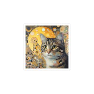 Mačka-Klimt-6002-20x20cm-133g (Panel)