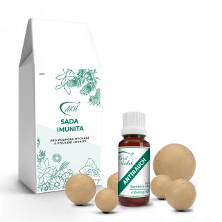 ANTIRAUCH EO - 10 ml (zmes éterických olejov v sade IMUNITA - pre podporu dýchania a posilnenie imunity. )