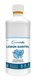 LEMON SANITOL - univerzálny aroma-čistič - 1000 ml (Citrusové silice získavané z kôry citrusových plodov vynikajú svojimi čistiacimi schopnosťami, za ktoré vďačia najmä obsahu D-limonénu. Účinne odstráni aj odolné nečistoty, pritom domácnosť prevonia)
