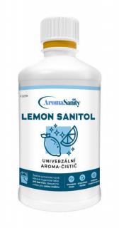 LEMON SANITOL - univerzálny aroma-čistič - 500 ml (Citrusové silice získavané z kôry citrusových plodov vynikajú svojimi čistiacimi schopnosťami, za ktoré vďačia najmä obsahu D-limonénu. Účinne odstráni aj odolné nečistoty, pritom domácnosť prevonia po)