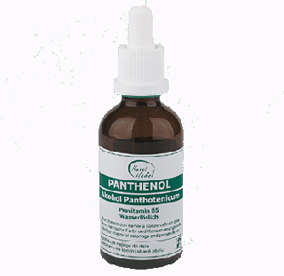 PANTHENOL (provitamín B5) - tekutý - 20 ml (Má regeneračné, protizápalové a upokojujúce účinky. Optimalizuje funkcie pokožky. Pridáva sa do prípravkov vlasovej kozmetiky, podporuje látkovú výmenu vlasovej pokožky, zmierňuje mastenie a svrbivosť.)