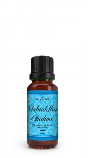 VIŠUDDHA (5. čakra) – komunikačná  - 10 ml (Zmes éterických olejov: pimentovník, kardamom, medovka, cyprus, puškvorec, ružové drevo, citrón, mäta a eukalyptus)
