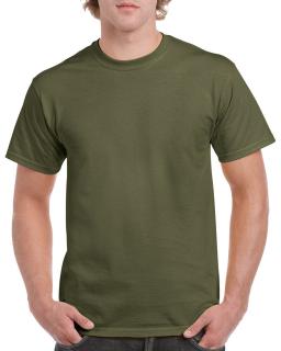 Gildan 5000 Military Green Pracovné Tričko z krátkym rukávom (D216) (Military Green farba , 100% bavlna, 180 g/m2)