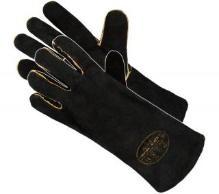Pracovné Rukavice Reflex-Black z hovädzej kožené  (Zváračské rukavice celokožené)