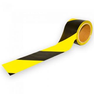 TY100 Yellow / Black - Výstrážná páska 100 m (D100) (výstražná páska PE 75 mm široká)