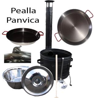 Nerezový gulášový set 20L + Paella panvica