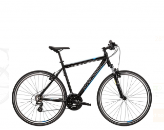 Bicykel KROSS Evado 2.0 28&quot; 2023, black/blue gloss, S (17&quot;)