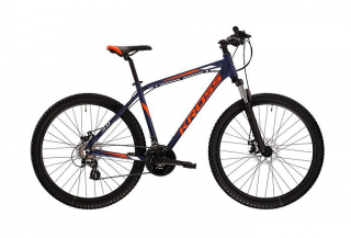 Bicykel Kross Hexagon 3.0 26&quot; 2022 tmavo modrá/oranžová/biela S 17&quot;