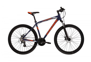 Bicykel Kross Hexagon 3.0 27,5&quot; 2023 tmavo modrá/oranžová/biela M 19&quot;