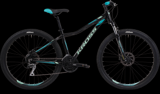 Bicykel KROSS Lea 5.0 27,5&quot; 2022, black/turquoise gloss, XS (16&quot;)