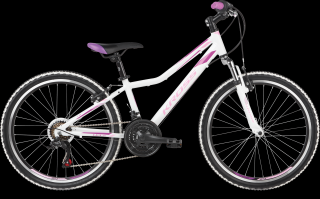 Detský bicykel 24&quot; Kross Lea JR 1.0 bielo ružový