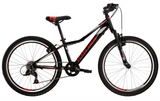 Detský bicykel Kross Hexagon JR 1.0 Black Red Silver 2023