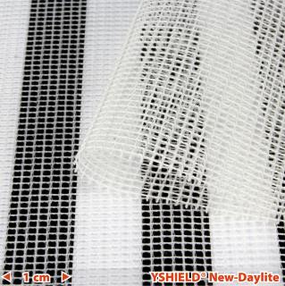 EM tieniaca textília NEW-DAYLITE šírka 260 cm (Vysoko priehľadná, nekrčivá, polyesterová tkanina Trevira na tienenie vysokofrekvenčného elektromagnetického žiarenia)