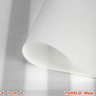 EM tieniaca tkanina WEAR šírka 150 cm (Kompaktná bavlnená tkanina na tienenie vysokofrekvenčných (rádiových, mikrovlnných) elektromagnetických polí. Určená hlavne na odevy.)