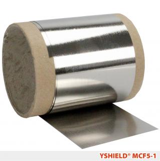 Fólia MCF5 na tienenie magnetického poľa širka 5cm, dĺžka 1m (Fólia na tienenie nízkofrekvenčných magnetických polí + nízko a vysokofrekvenčných elektrických polí)